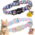 ARING PET 2 Pack Easter Dog Cat Collars, Cute Breakaway Kitten Small Easter Egg by ARINGPET