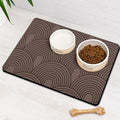Dog Food Mats for Floors Absorbent, Pet Cat Food Mat by Ayiashiab