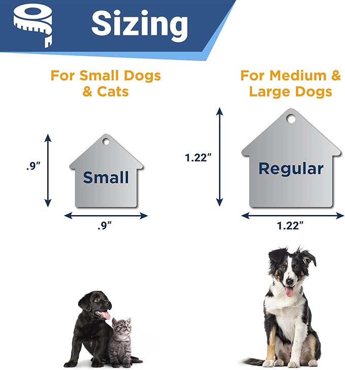 GoTags Stainless Steel Pet ID Tags, Personalized Dog Tags and Cat Tags - Image 7