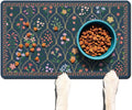 Absorbent Pet Dog Bowl Mat for Food and Water, Pet Cat Food Feeding Mat by Ideasonna