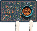 Absorbent Pet Dog Bowl Mat for Food and Water, Pet Cat Food Feeding Mat by Ideasonna
