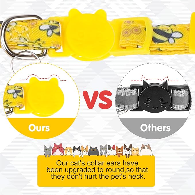 Breakaway Cat Collars with Bell & Cute Pendants - Image 4