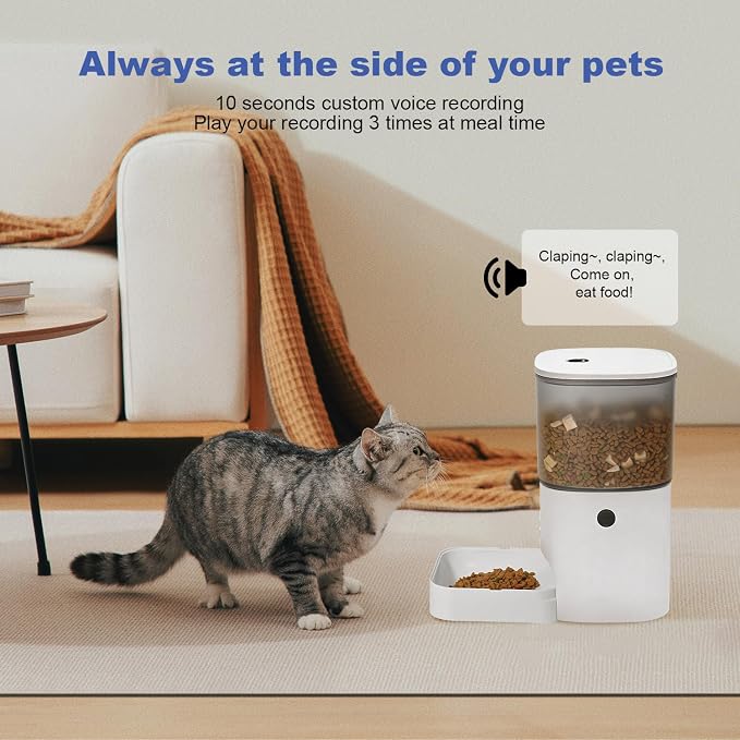Automatic Cat Feeder, Cat Food Dispenser - Image 7