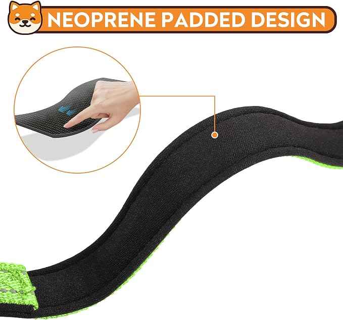 Reflective Dog Collar, Adjustable Soft Neoprene Padded Nylon Pet Collars