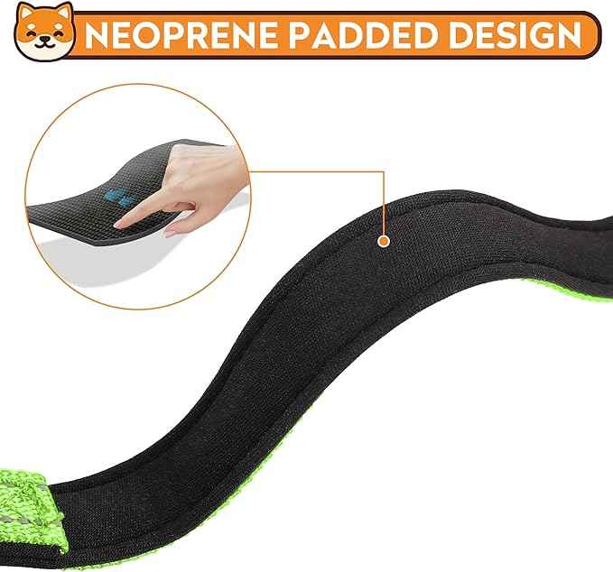 Reflective Dog Collar, Adjustable Soft Neoprene Padded Nylon Pet Collars