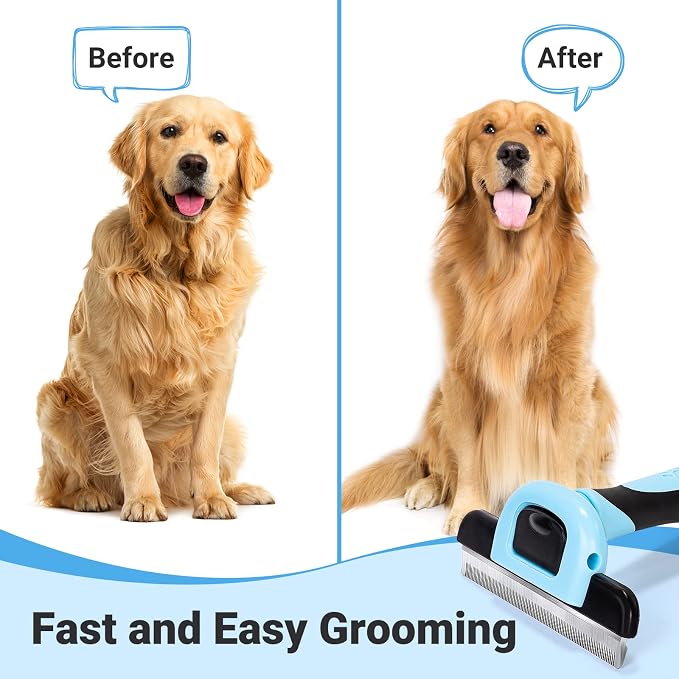 MIU COLOR Pet Grooming Brush, Deshedding Tool - Image 4
