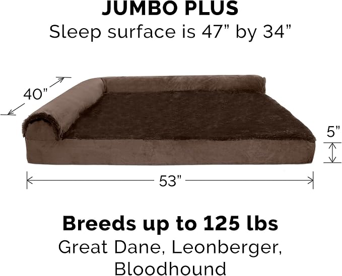 FurHaven Orthopedic Dog Bed & goDog Toy - Image 4