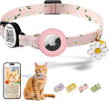QR Code + Airtag Cat Collar, 2-in-1 Breakaway Safety Collar by Taghelp