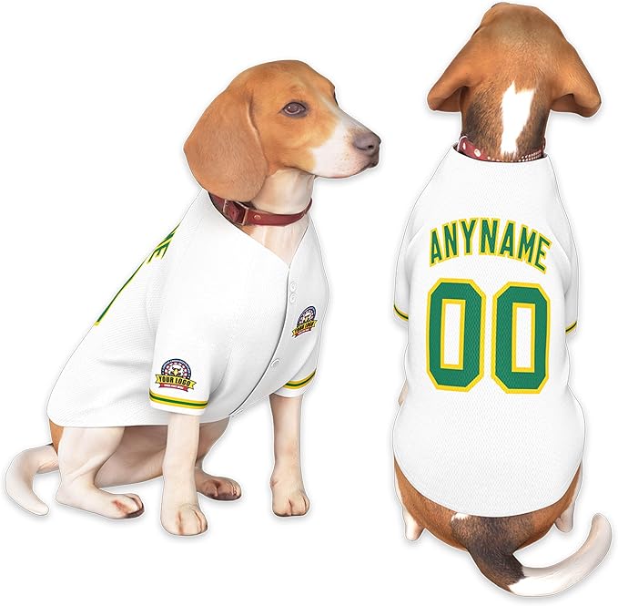 Custom Dog Baseball Jersey by KXK