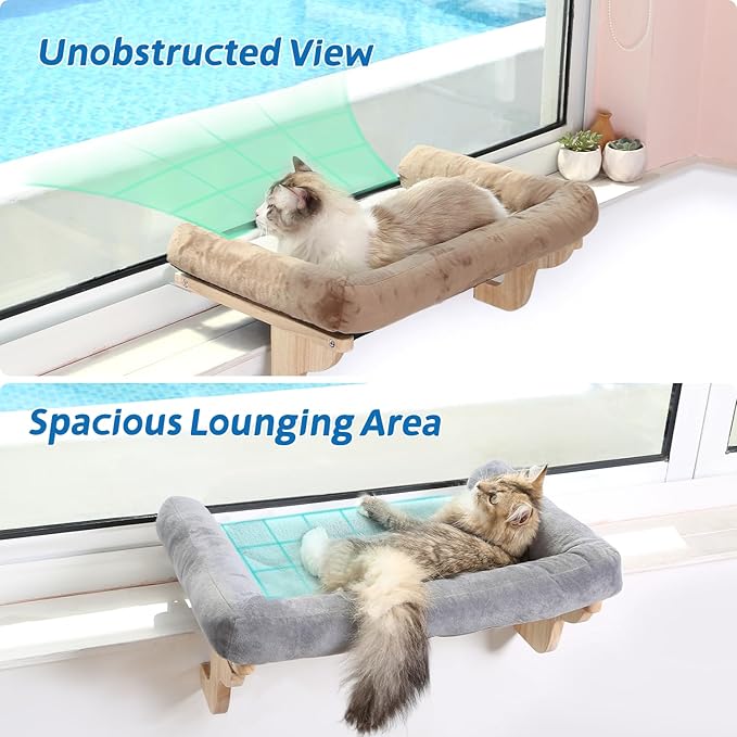 Zakkart Cat Perch for Window Sill - Image 2