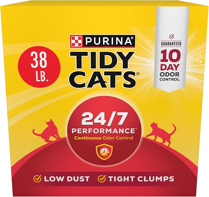Purina Tidy Cats Clumping Cat Litter, 24/7 Performance Multi Cat Litter - 38 by PurinaTidyCatsLitter