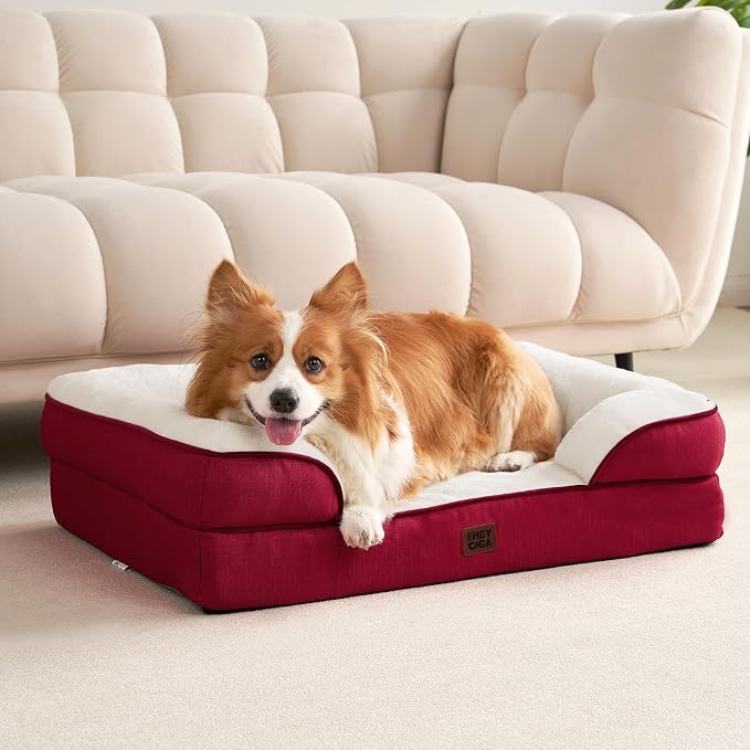 EHEYCIGA Orthopedic Dog Beds for Large Dogs, Waterproof Memory Foam Large Dog - Image 8