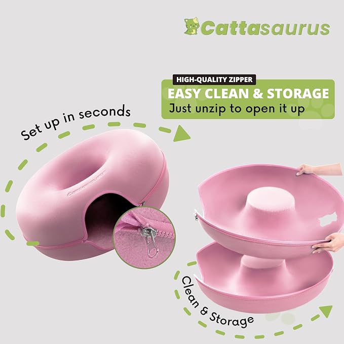 Cattasaurus Peekaboo Cat Cave Donut - Image 5