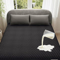 OhGeni 100% Waterproof Mattress Protector, Queen-Black Size Mattress Pad by OhGeni