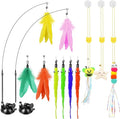 Cat Wand Toy, Interactive Kitten Feather Toys Self Play, Cat Teaser by SUNSHINETOP