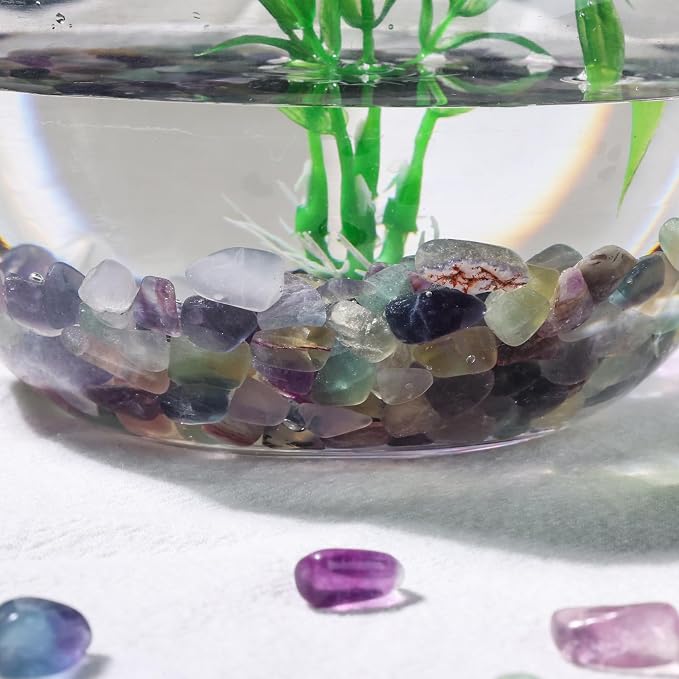 JOHOUSE Quartz Crystals, Crushed Chips Tumbled Polished Stones Assorted - Image 5