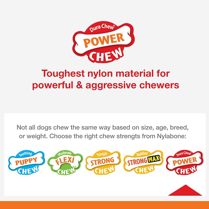 Nylabone Power Chew Antler Alternative Nylon Chew Toy - Image 4