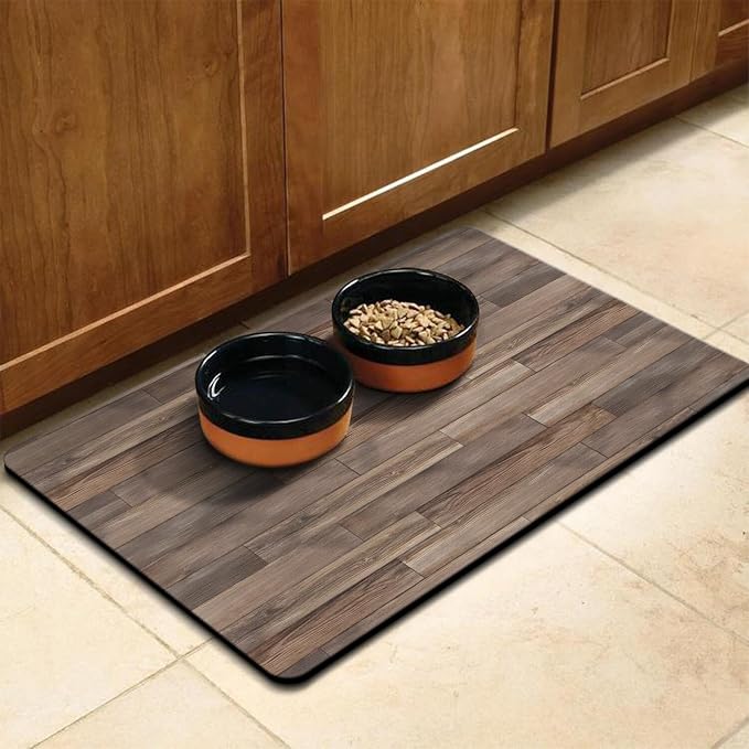 Pet Feeding Mat for Floors Waterproof Dog Mat for Food and Water Absorbent - Image 8