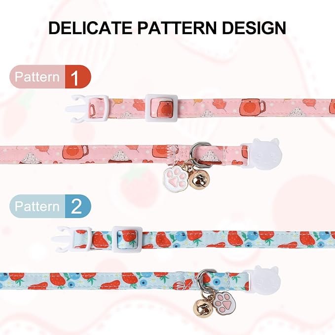 Unique Style Paws Kitten Collar, Cute Cat Collar - Image 4