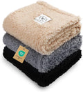 1 Pack 3 Calming Blankets Fluffy Premium Fleece Pet Blanket Soft Sherpa Throw by luciphia