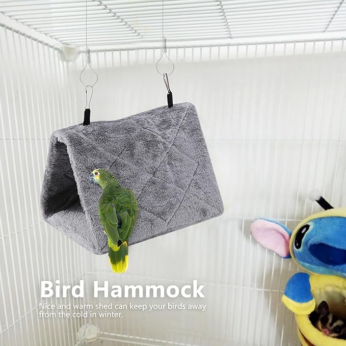 Warm Bird Nest House, Bird Bed for Cage Accessories, Parakeet Toys Hammock - Image 6