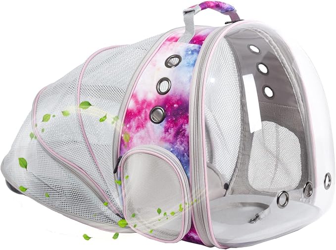 Galaxy Pink Cat Backpack Carrier - Image 3