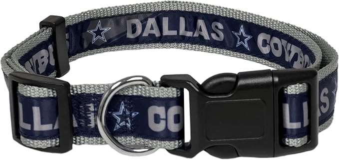 NFL PET Dallas Cowboys Dog Collar, Small Football Team Collar - Image 2