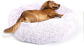 Calming Dog Bed for Medium Dogs Washable Donut 30 inches Anti-Slip Pet Bed by nononfish