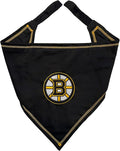 Pets First NHL Boston Bruins TIE Bandana, Size Small/Medium. Dog Bandana Scarf by PETSFIRST