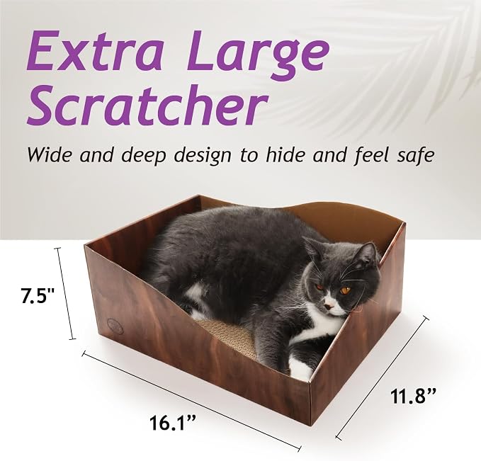 Hideaway Cat Scratcher Box for Indoor Cats - Image 3