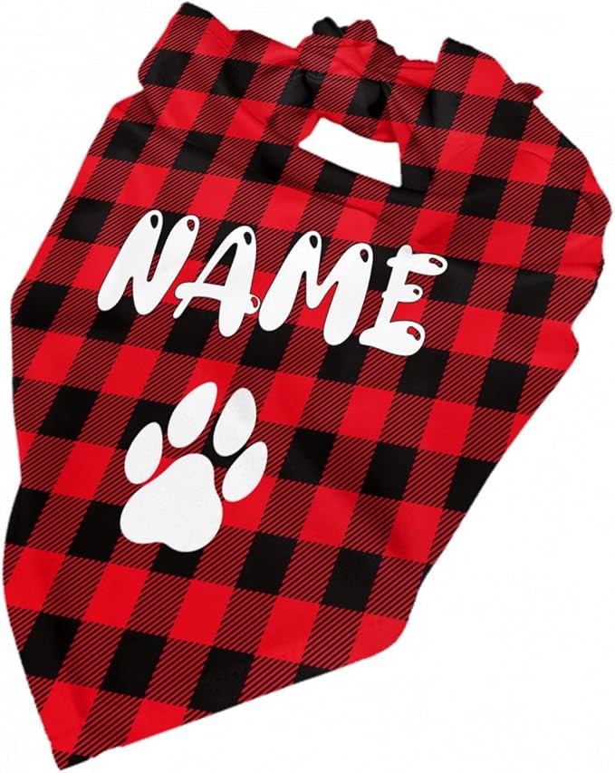 Custom Dog Bandana Add Your Text Photo Name Personalized Neckwear Bandanas Soft - Image 6