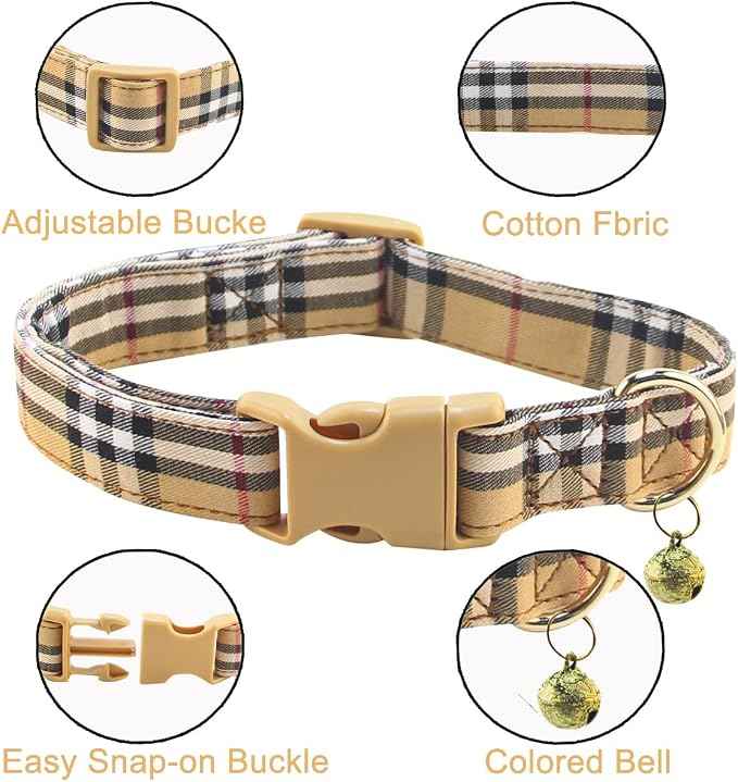 SuperBuddy Dog Collar and Leash, Breathable Adjustable Dog Collar-Safe
