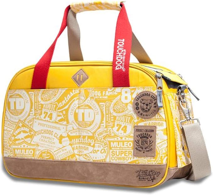 Touchdog Airline Approved Around-The-Globe Passport Designer Pet Carrier by Touchdog