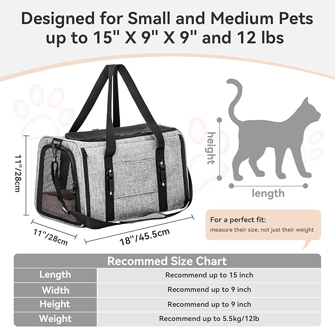 PETSFIT Soft-Sided Cat Carrier - Image 5