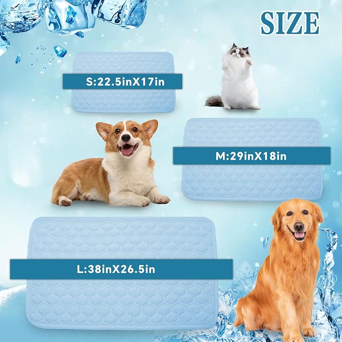 Cooling Mat for Dogs Thicken Pad for Cats, Rabbit&Medium, Large Dogs Internal - Image 4