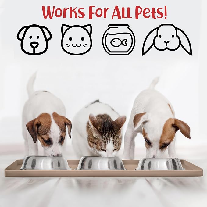 DogBuddy Dog Food Mat – Waterproof Dog Bowl Mat - Image 4