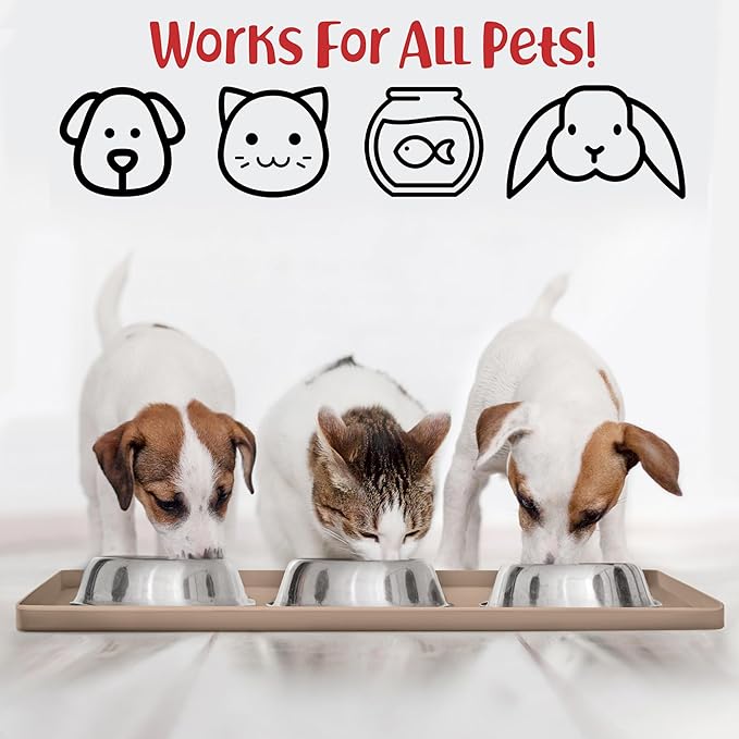 DogBuddy Dog Food Mat – Waterproof Dog Bowl Mat - Image 4