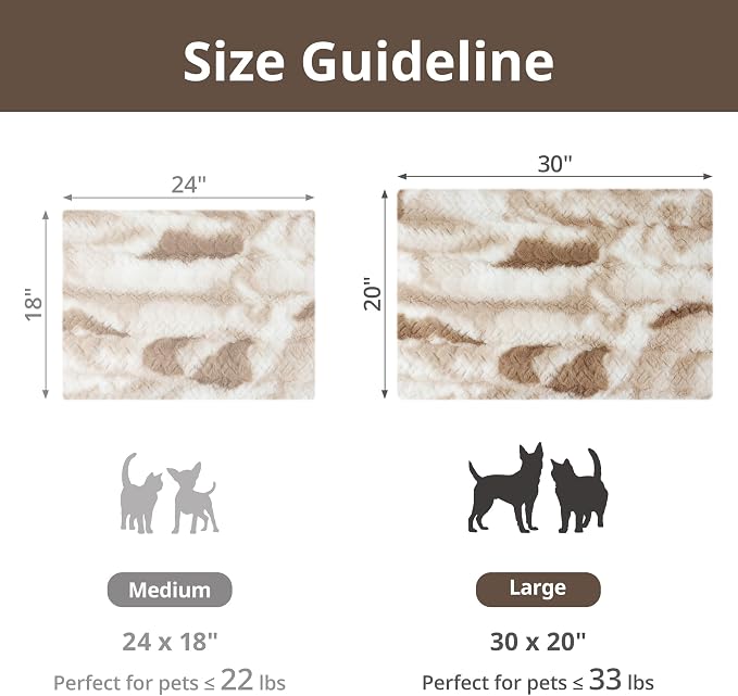 Self Warming Cat Bed, Non-Slip Heated Dog Mat Thermal Blanket - Image 5