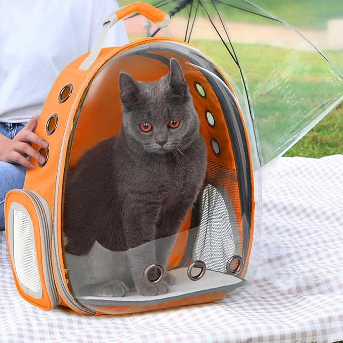 Cat Backpack Carrier Back Expandable Bubble Pet Carrier Backpack - Image 6