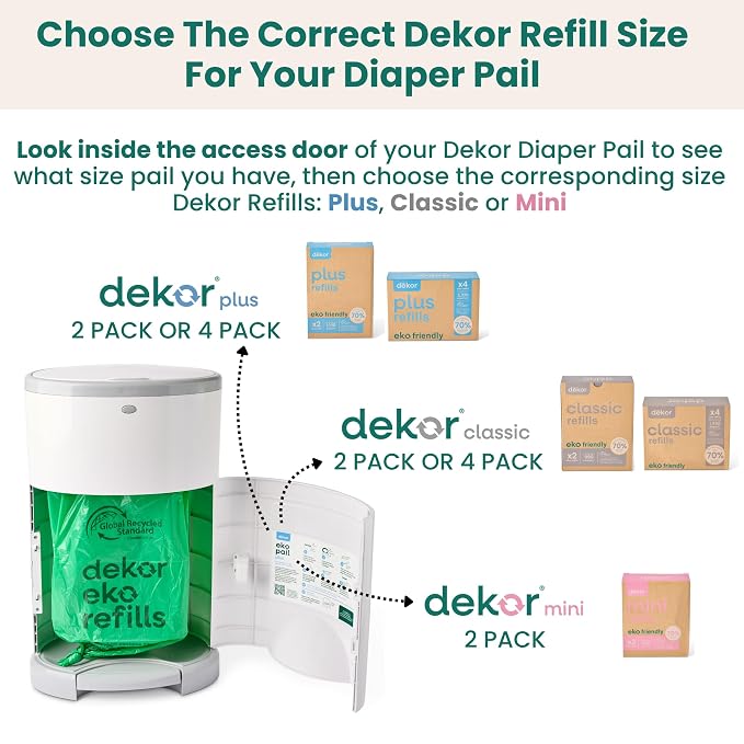 Diaper Dekor EKO Classic Diaper Pail - Image 7