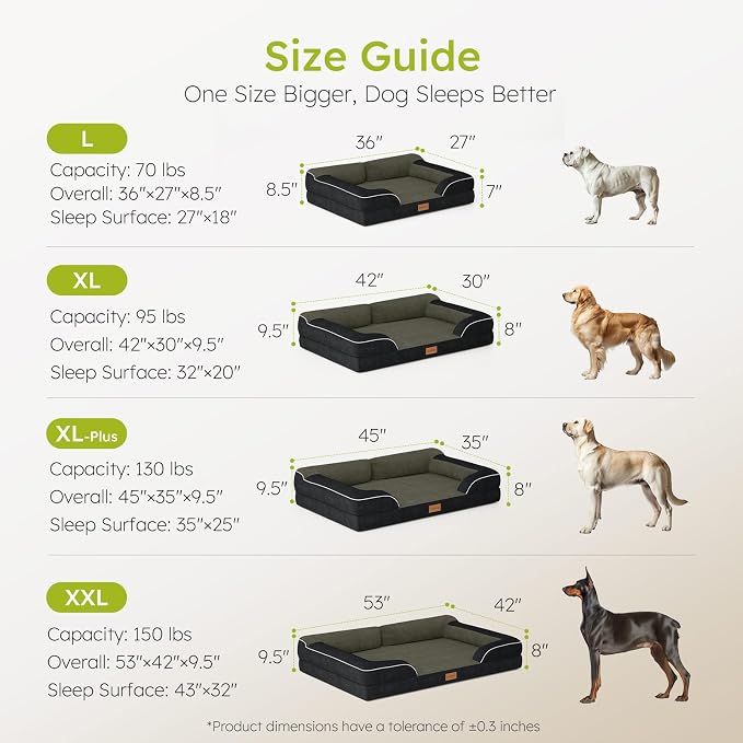 Extra Large Dog Bed, Orthopedic Dog Bed - Image 8
