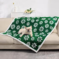 Waterproof Blanket for Dog Cat or Adult, Cute 3D Textured Flower Dog Blanket by Yaning
