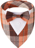 ADOGGYGO Fall Dog Tuxedo Bandana, Adjustable Halloween Thanksgiving Costume by ADOGGYGO