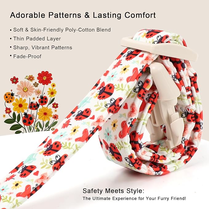 Ladybug Dog Collar for Medium Dogs - Image 4
