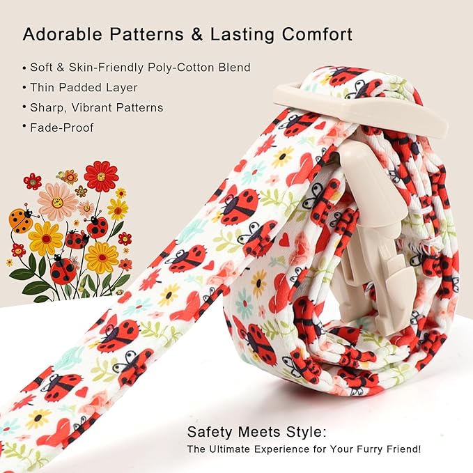 Ladybug Dog Collar for Large Dogs - Image 4