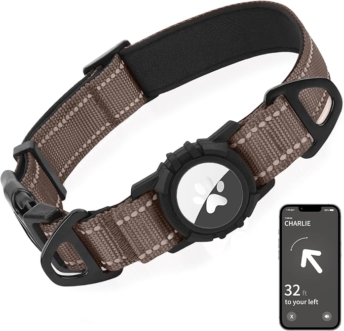 Joytale Airtag Dog Collar, Reflective Pet Collar by Joytale