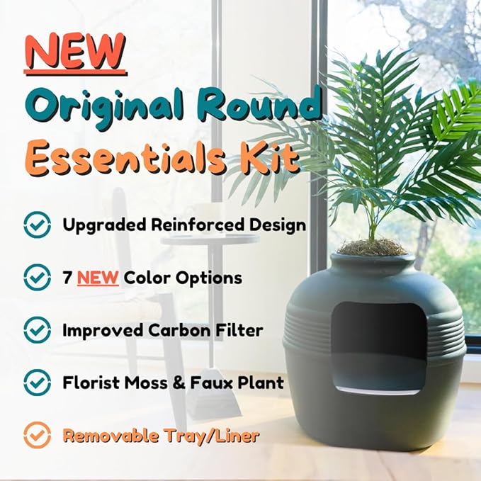 Good Pet Stuff Hidden Litter Box Planter, Decorative Cat Litter Enclosure - Image 4