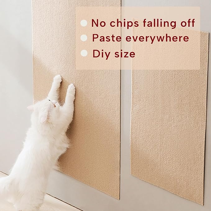 KEYIDE 79 x 16 Cat Scratch Couch Furniture Protector, Cat Scratcher Wall Pad - Image 4