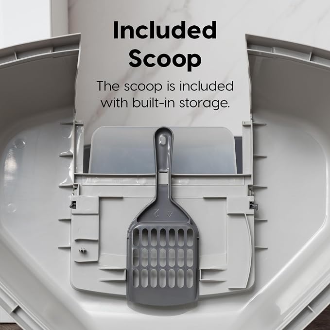 IRIS USA Corner Cat Litter Box Enclosure - Image 5
