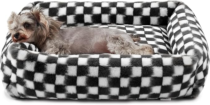 JOEJOY Small Dog Bed for Small Dogs, Rectangle Washable Orthopedic Corduroy by JOEJOY